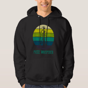 Piece Whisperer I Chess Board Chess Set Hoodie