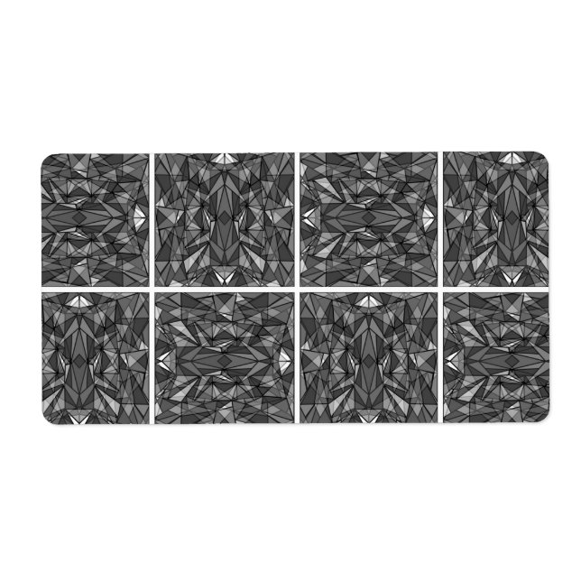 PiecedLayered 2x2 BandW (Front)