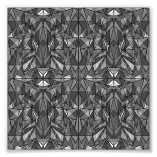 PiecedLayered 2x2 BandW Photo Print