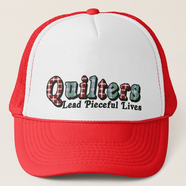 Pieceful Life Trucker Hat (Front)