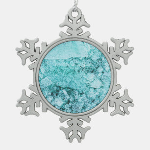 pieces of mental integration snowflake pewter christmas ornament