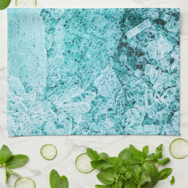 pieces of mental integration tea towel (Folded)