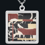 Pieces & Parts II Silver Plated Necklace<br><div class="desc">Patterns</div>