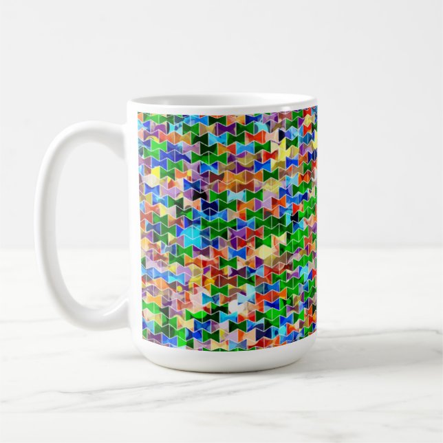 Piecewise Bowties Dot 15oz Mug (Left)