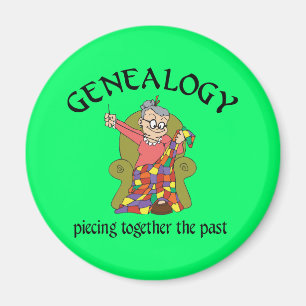 Piecing Together the Past Magnet