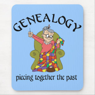 Piecing Together the Past Mouse Pad