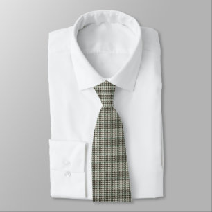 Pied-de-poule pattern tie