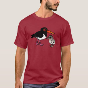 Pied Oystercatcher with chick T-Shirt