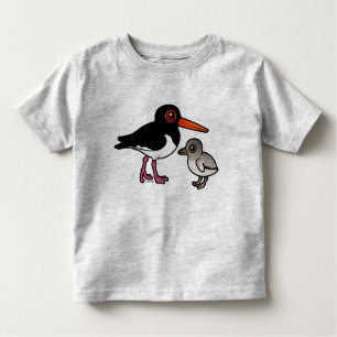 Pied Oystercatcher with chick Toddler T-Shirt