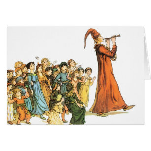 Pied Piper Illustration by Kate Greenaway