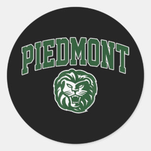 Piedmont University Arch Vintage Design For Men Wo Classic Round Sticker