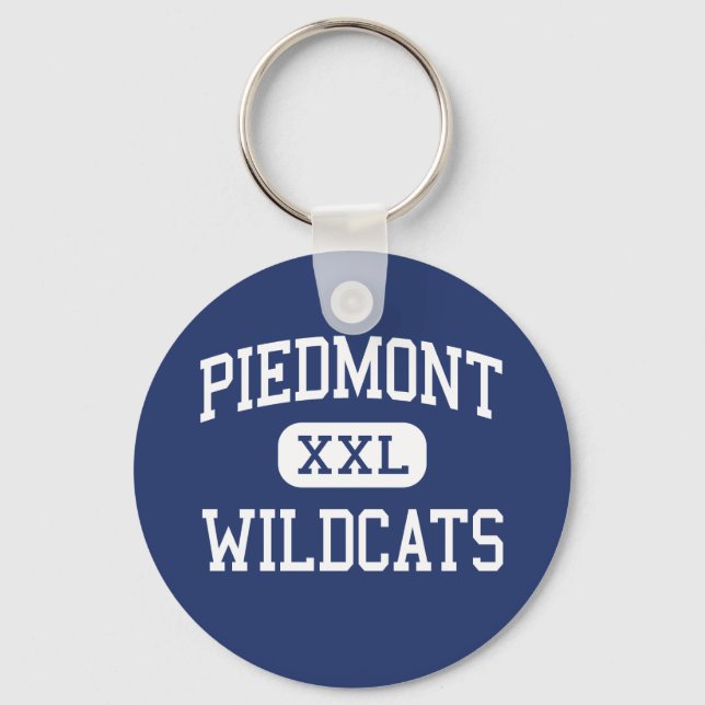 Piedmont - Wildcats - High - Piedmont Oklahoma Key Ring (Front)
