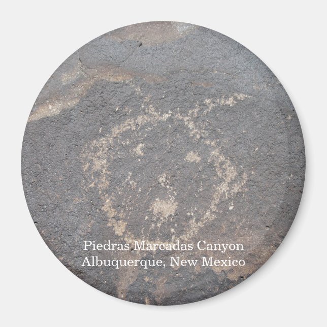 Piedras Marcadas Canyon Magnet (Front)