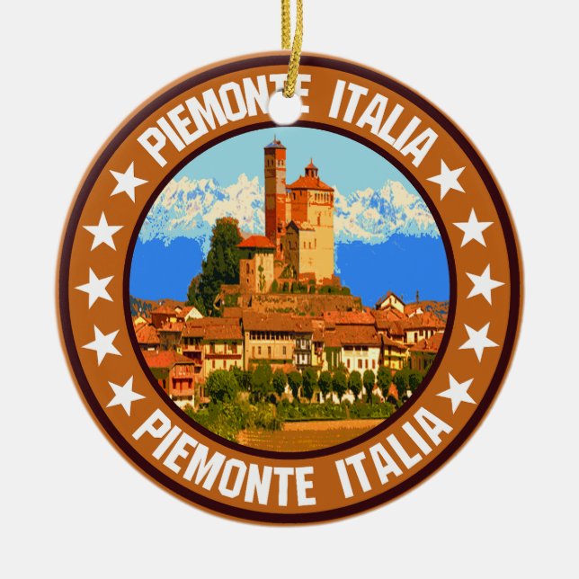 Piemonte                                           ceramic tree decoration (Front)