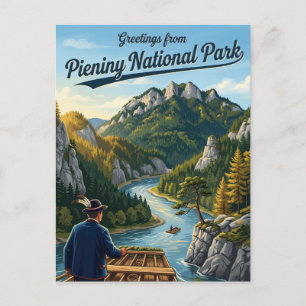 Pieniny National Park Poland Postcard