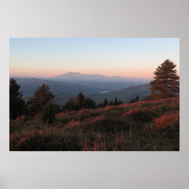 Pieniny sunrise poster (Front)