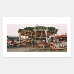 Pier 39 Carousel Rectangular Sticker