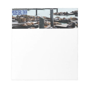 Pier 39 Sea Lions Notepad