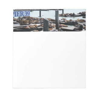 Pier 39 Sea Lions Notepad