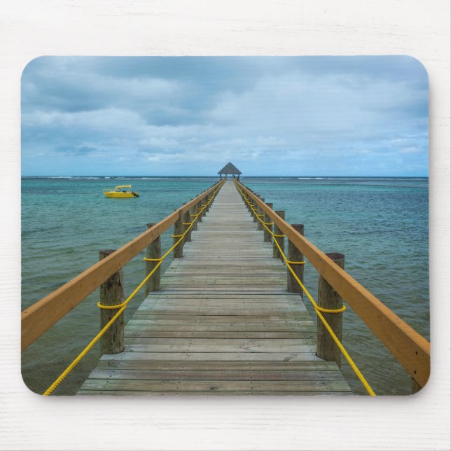 Pier At Coral Coast, Fiji Mouse Pad (Front)
