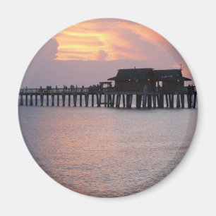 pier at Naples Florida Magnet