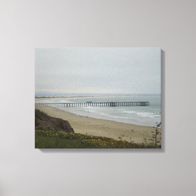 Pier at Pismo Beach, California Canvas Print (Front)