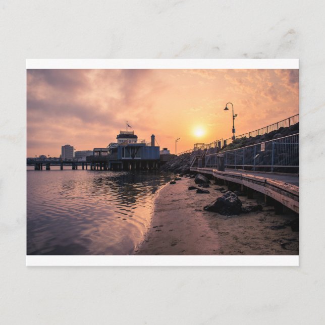 Pier at St Kilda Postcard (Front)