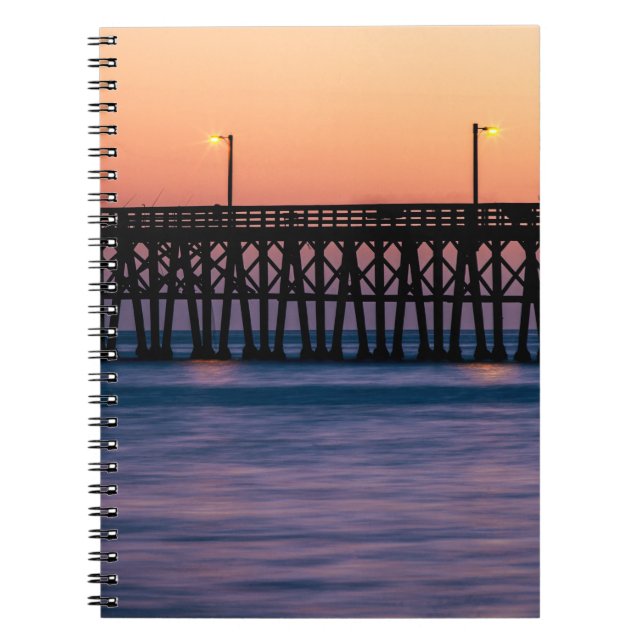 Pier beach sunset notebook (Front)