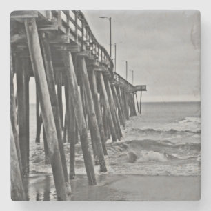 Pier by Shirley Taylor Stone Coaster