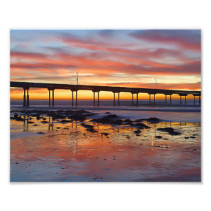 Pier in a Florida Sunset Photo Print