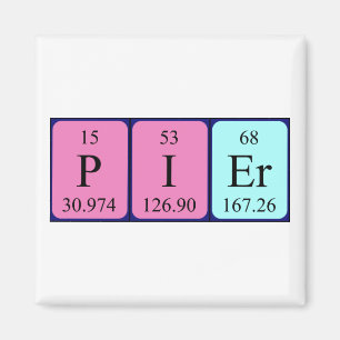 Pier periodic table name magnet