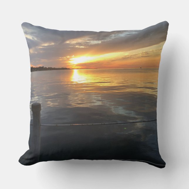 Pier Sunset Cushion (Front)