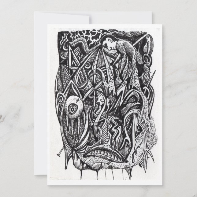 Pierced, by Brian Benson Flat Card (Front)