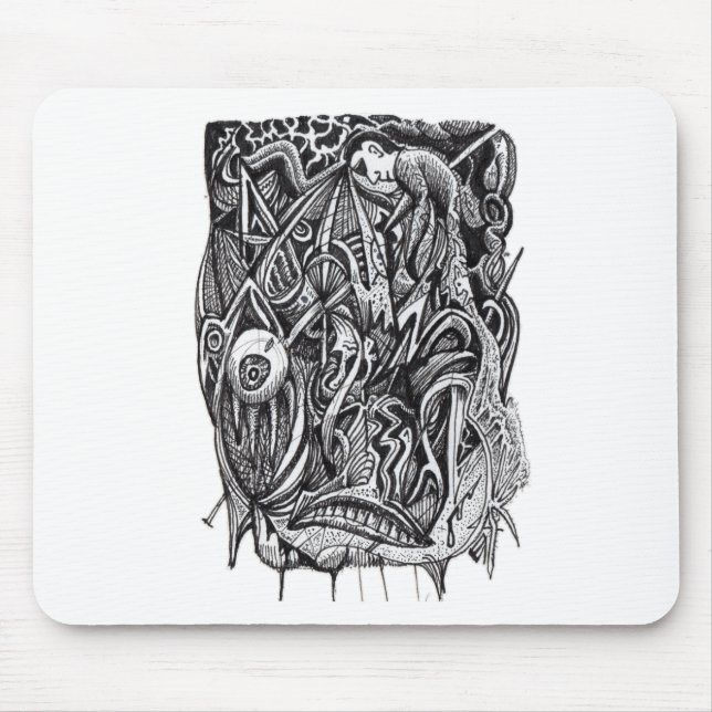 Pierced, by Brian Benson Mouse Pad (Front)