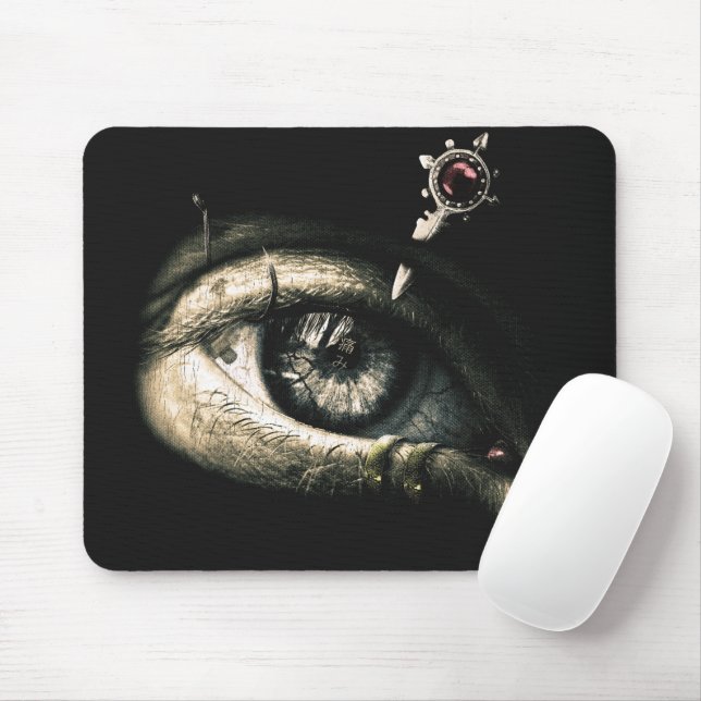 Pierced Vision - Gothic Design Mouse Pad (With Mouse)