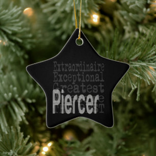 Piercer Extraordinaire Ceramic Tree Decoration