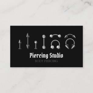 Piercing Specialist Modern Business Card