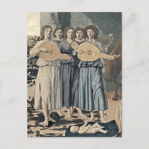 Piero della Francesca- Nativity (detail) Postcard