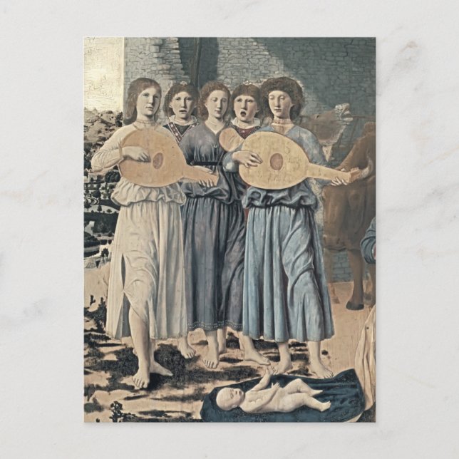 Piero della Francesca- Nativity (detail) Postcard (Front)