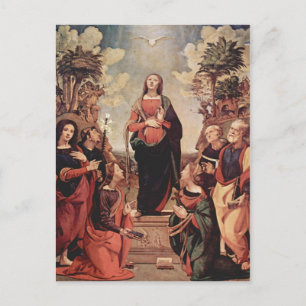 Piero di Cosimo Unbefleckte Empf?ngnis, Szene: Mar Postcard