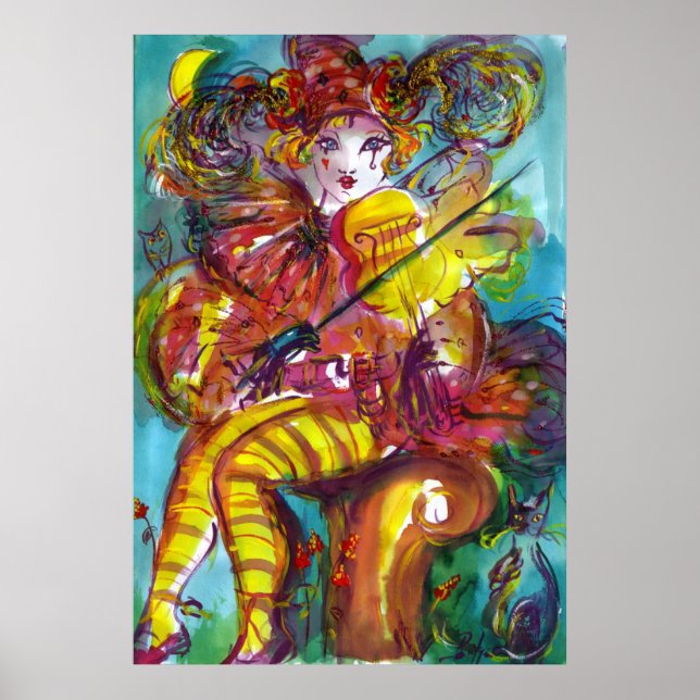 PIERO/ Venetian Carnival Night Poster (Front)