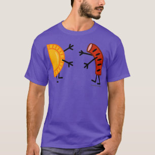 Pierogi and Kielbasa Friendly Food Hug Polish T-Shirt