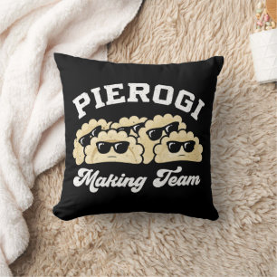 Pierogi Making Team Pierogi Maker Food Polish Cushion