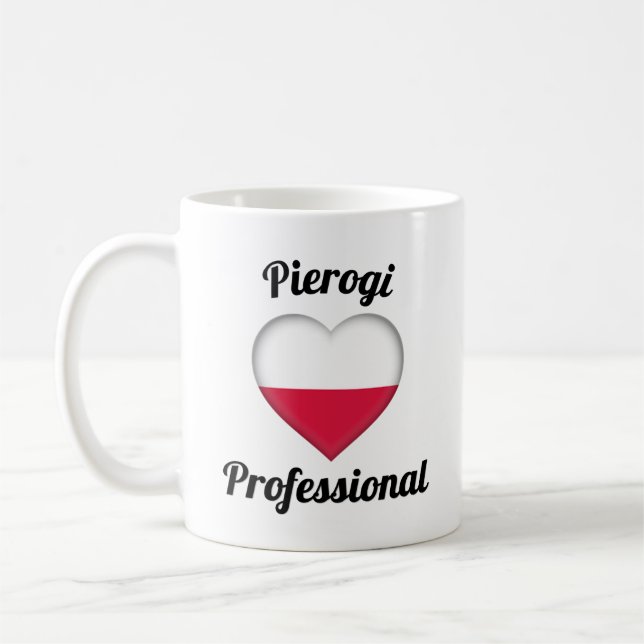 Pierogi Professional Coffee Mug (Left)