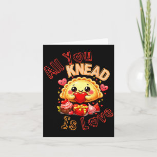 Pierogi valentine's day shirt – knead is love card