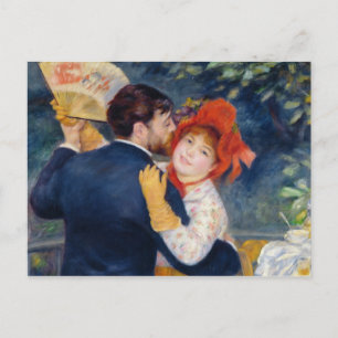 Pierre A Renoir   A Dance in the Country Postcard