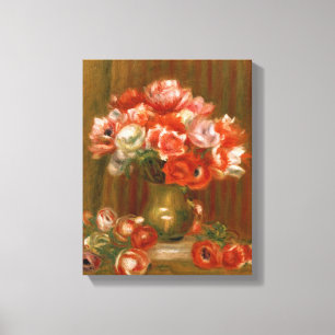 Pierre A Renoir   Anemones Canvas Print