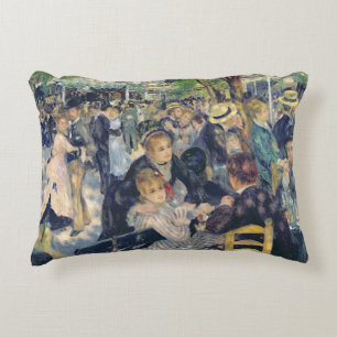 Pierre A Renoir Ball at the Moulin de la Galette Decorative Cushion