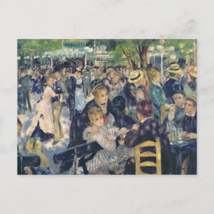 Pierre A Renoir   Ball at the Moulin de la Galette Postcard