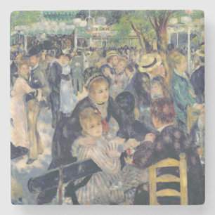 Pierre A Renoir Ball at the Moulin de la Galette Stone Coaster
